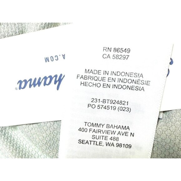 Tommy Bahama Mens Green Black Big Tall Tropical Harbor Swim Trunks Sz 3XL New - Picture 11 of 12